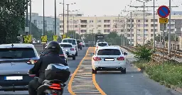 Keine Staus, kein Chaos: Verkehrsversuch auf der Carolabrücke startet ruhig