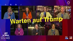 „Hier sind jetzt nur noch wir vom ausländischen Fernsehen“: Mit der ARD an den leersten Orten der US-Wahlnacht