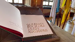 Ein Stück Stadtgeschichte: Neues Goldenes Buch für Augsburg