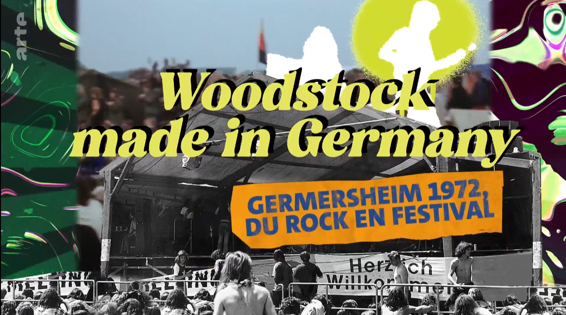 Bild der Festivalbühne - "Woodstock made in Germany - Germersheim 192, Du Rock en Festival"