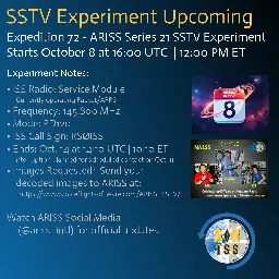 ARISS - Amateur Radio on ISS (@ARISS_Intl@mastodon.hams.social)