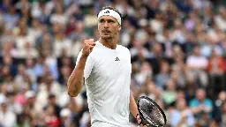 Nach Schrecksekunde in 3. Runde: Alexander Zverev - plötzlich Wimbledon-Favorit