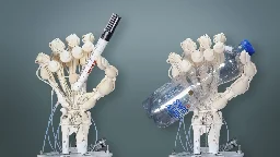 ETH: Neue 3D-Drucktechnik druckt Roboterhand mit Knochen und Sehnen
