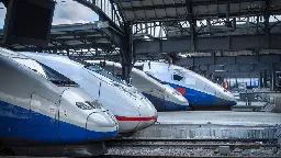 Where in Europe has the most and least direct trains to other cities?