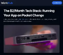 The $2/Month Tech Stack: Running Your App on Pocket Change