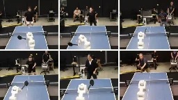 KI-Roboter ernstzunehmender Gegner für Tischtennis-Amateure