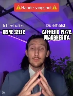 Pizza: Seele für Pizza?