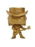 A golden Lemmy funko pop.