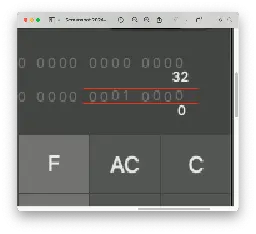 Is my vision that bad? No, it’s just a bug in Apple’s Calculator.