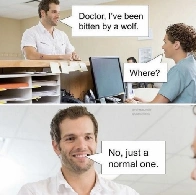 Bitten by a wolf 🐺