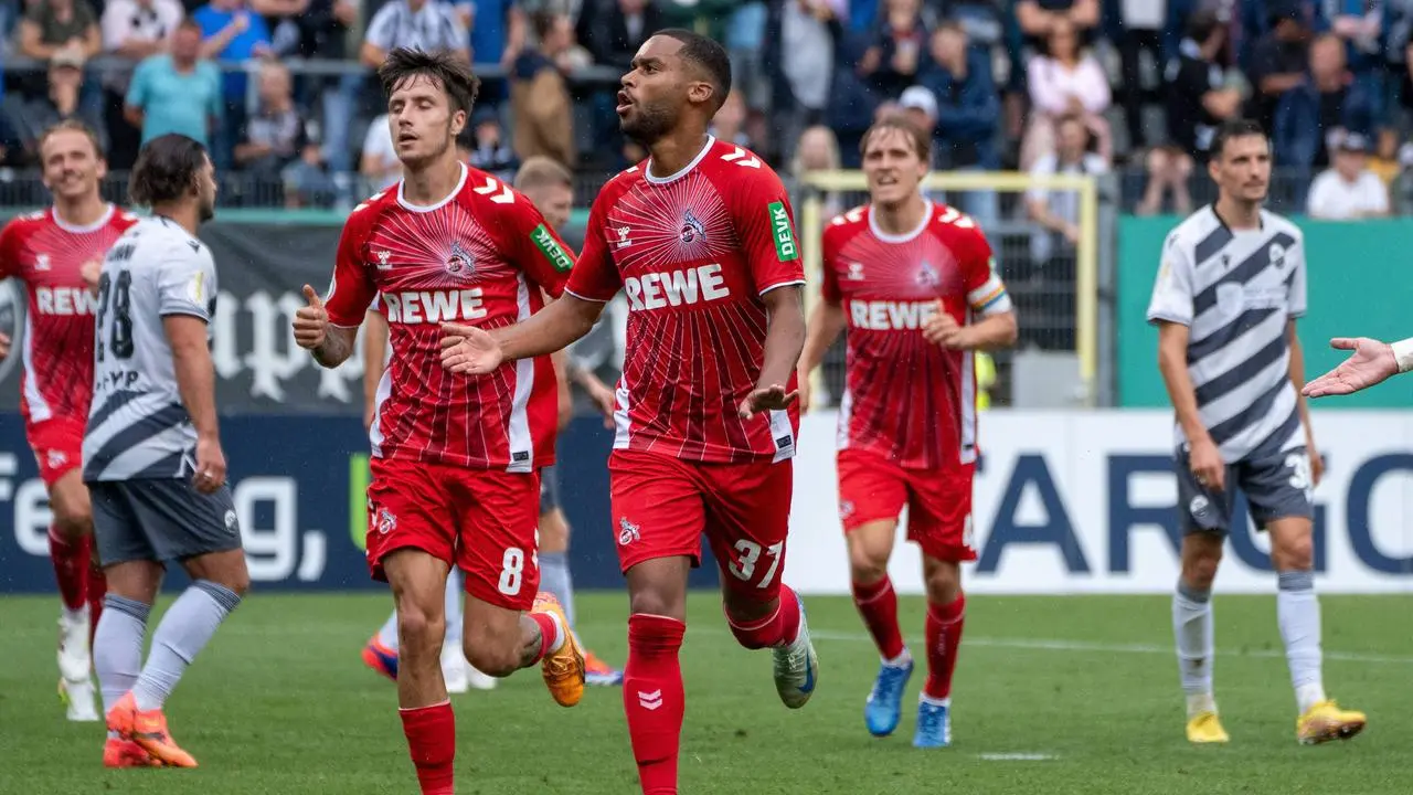 1. FC Köln kämpft sich beim SV Sandhausen weiter