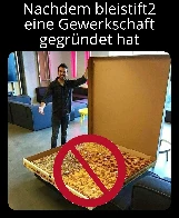 Pizza: Gewerkschaft, Genoss*innen!